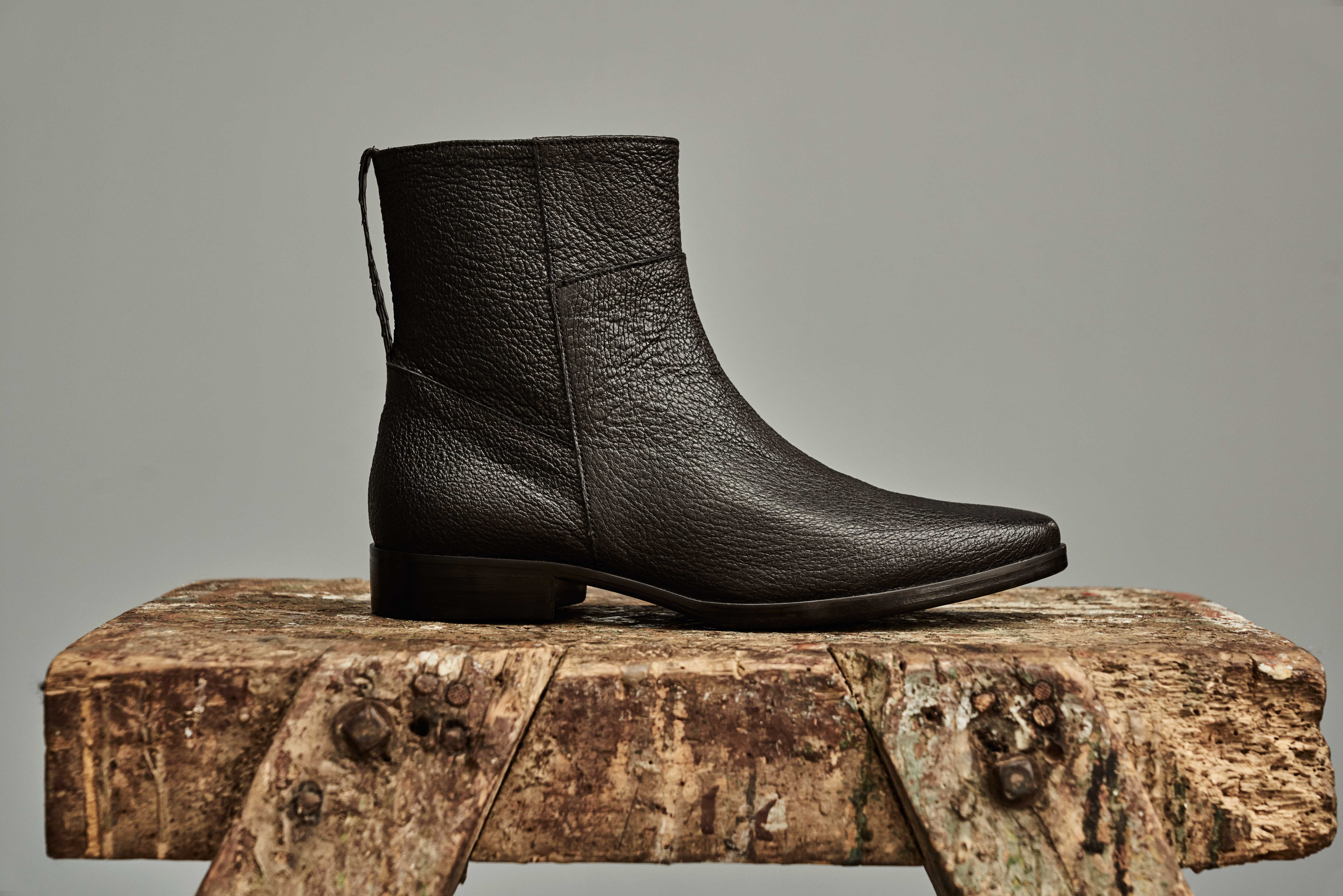 Dorotea botín plano Emily negro fw18