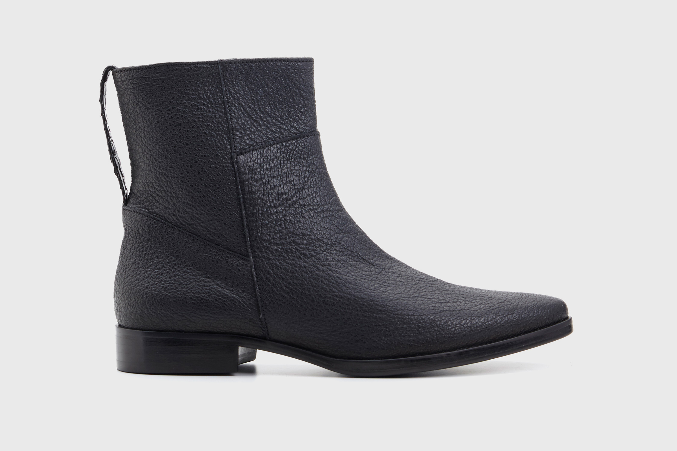 Dorotea botín plano Emily negra fw17 perfil