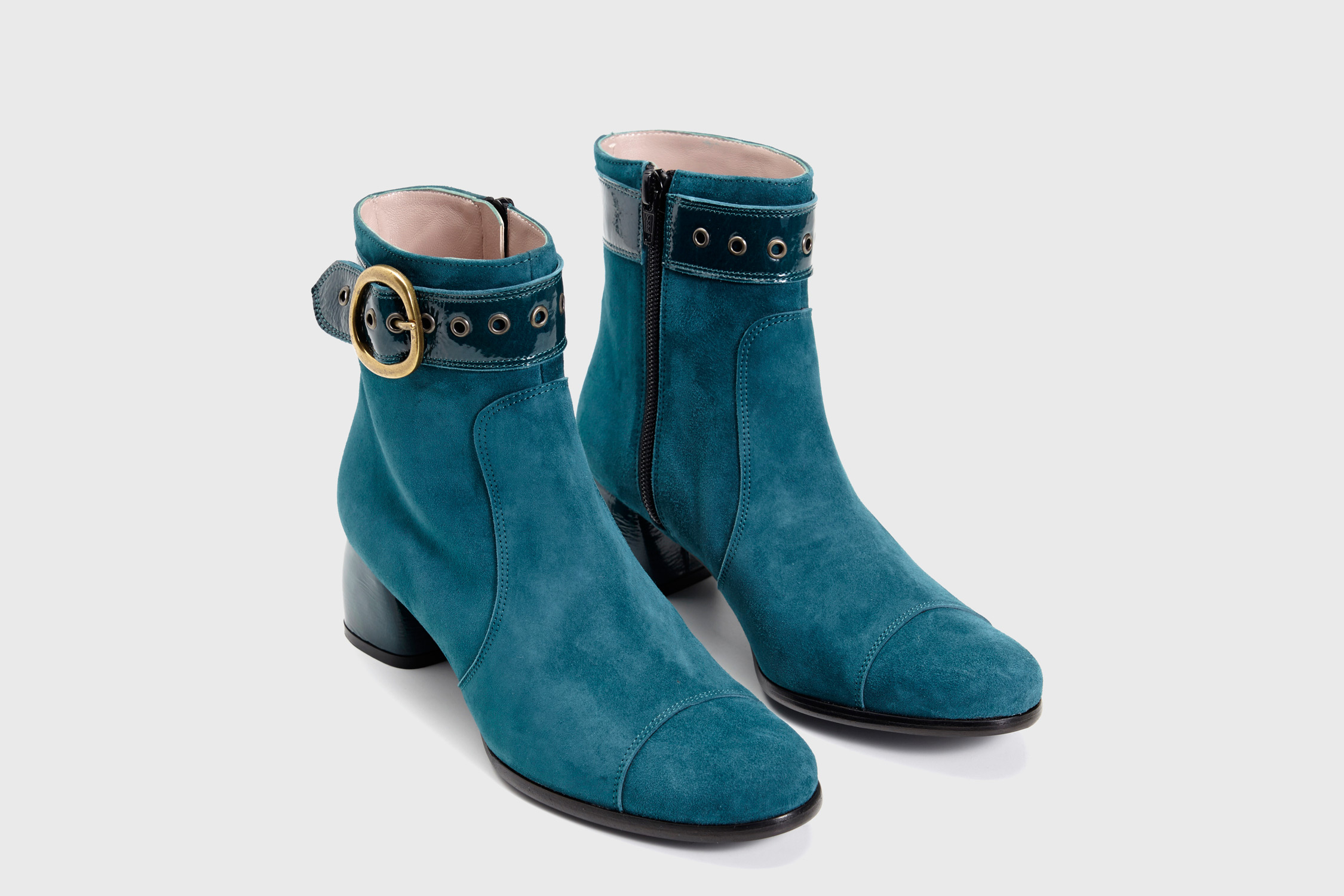 Dorotea botín Vivian color turquesa fw17 par