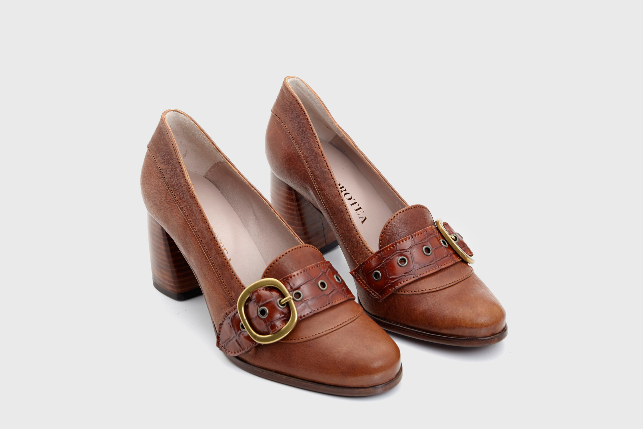 Dorotea zapato salón Juliette cuero fw18 par