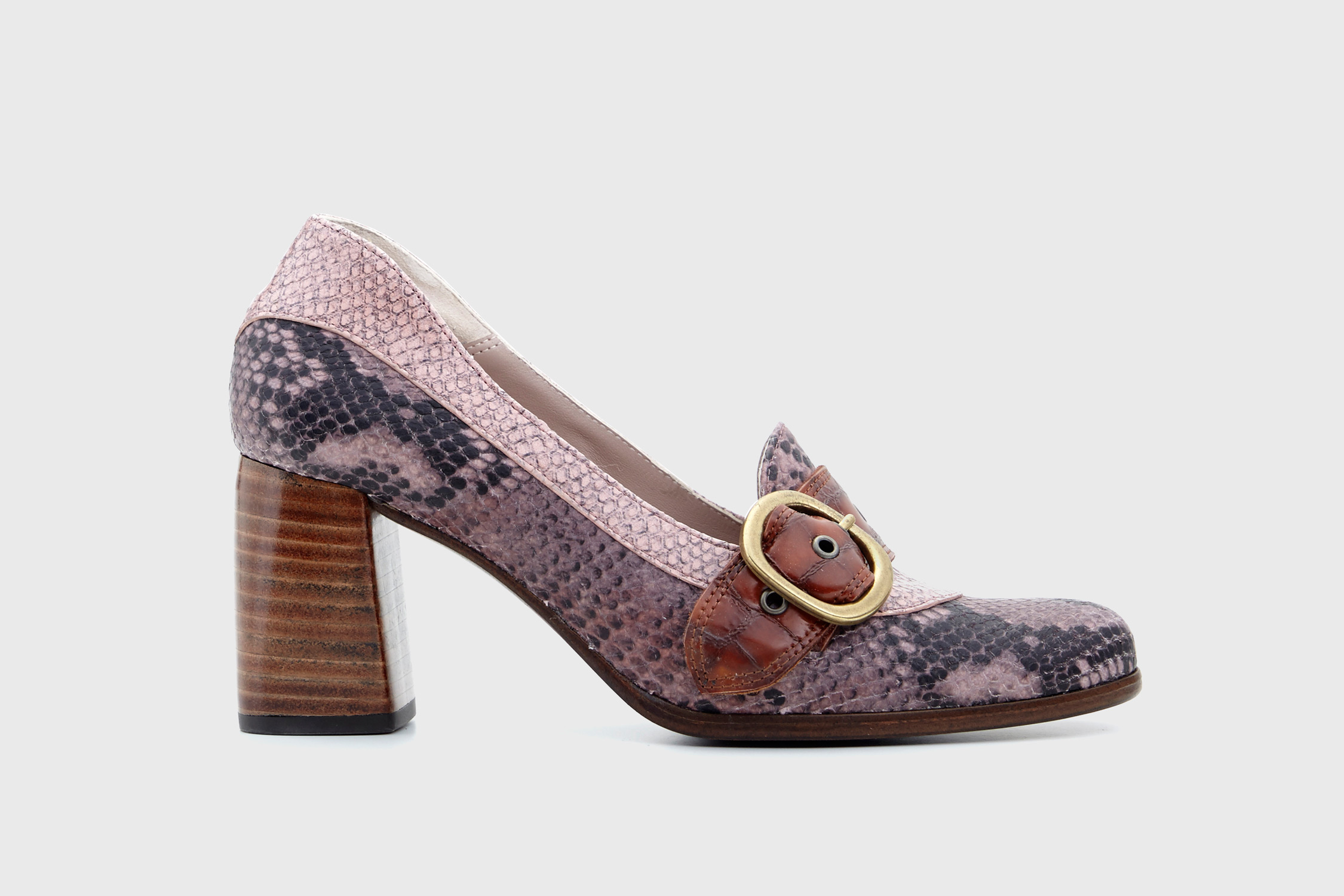 Dorotea zapato salón Juliette rosa fw17 perfil