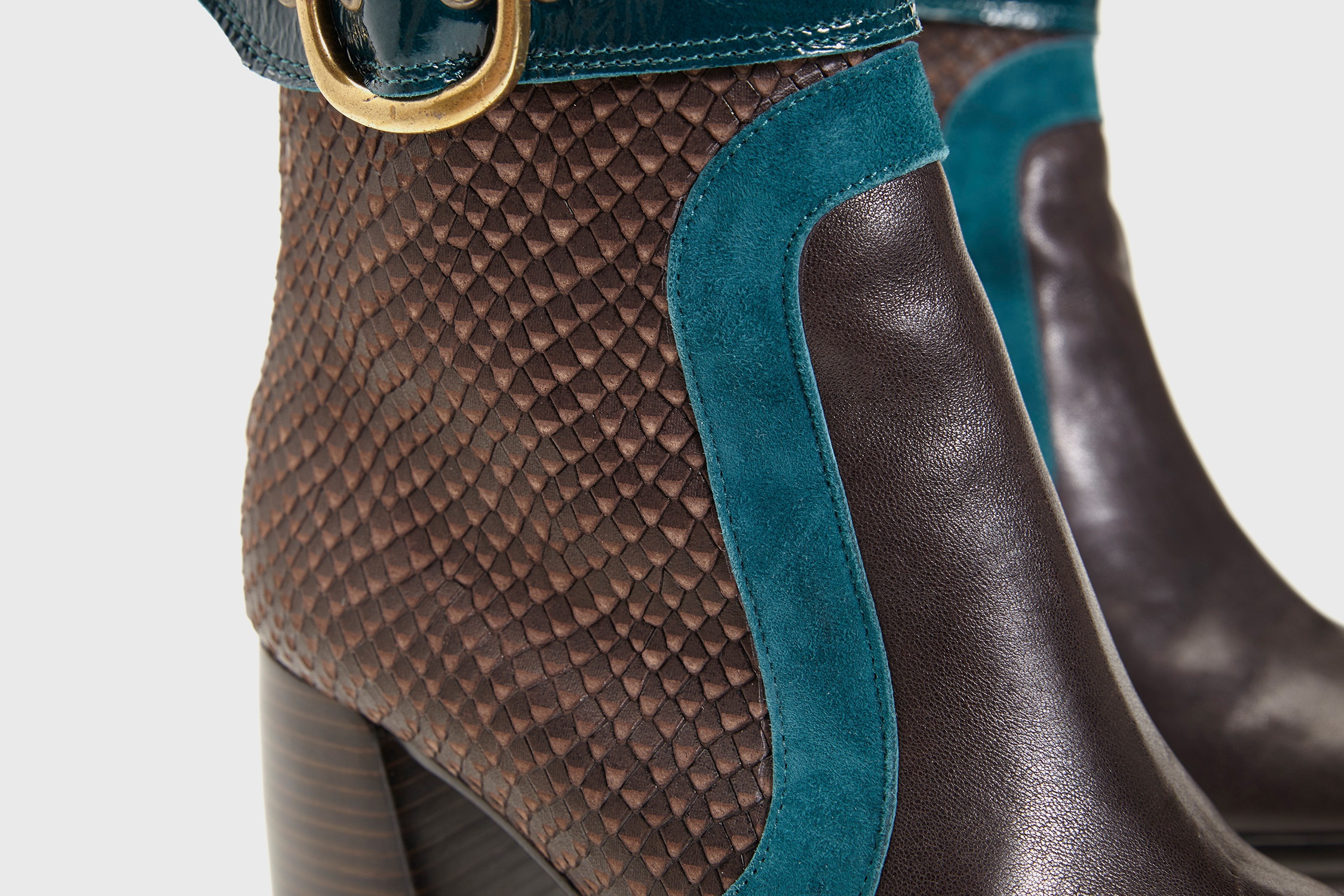 Dorotea botín de tacón alto Norah testa fw17 detalle