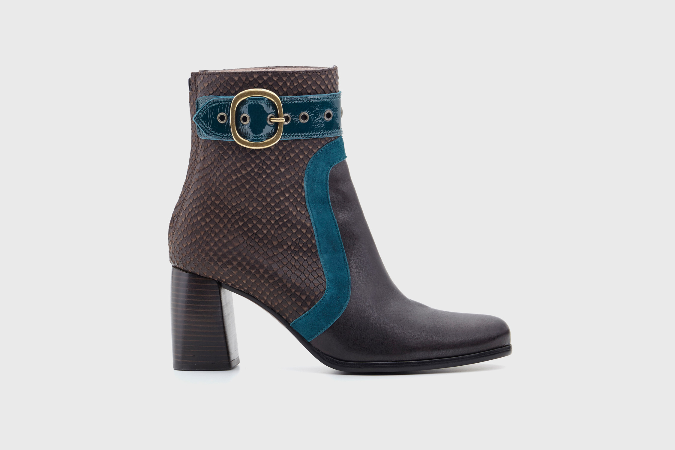 Dorotea botín de tacón alto Norah testa fw17 perfil