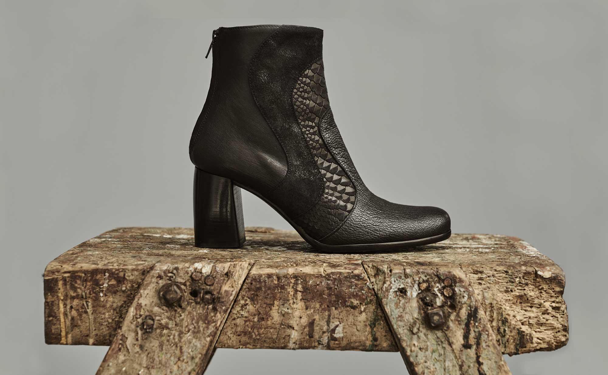 Dorotea botín de tacón alto Joy color negro fw18