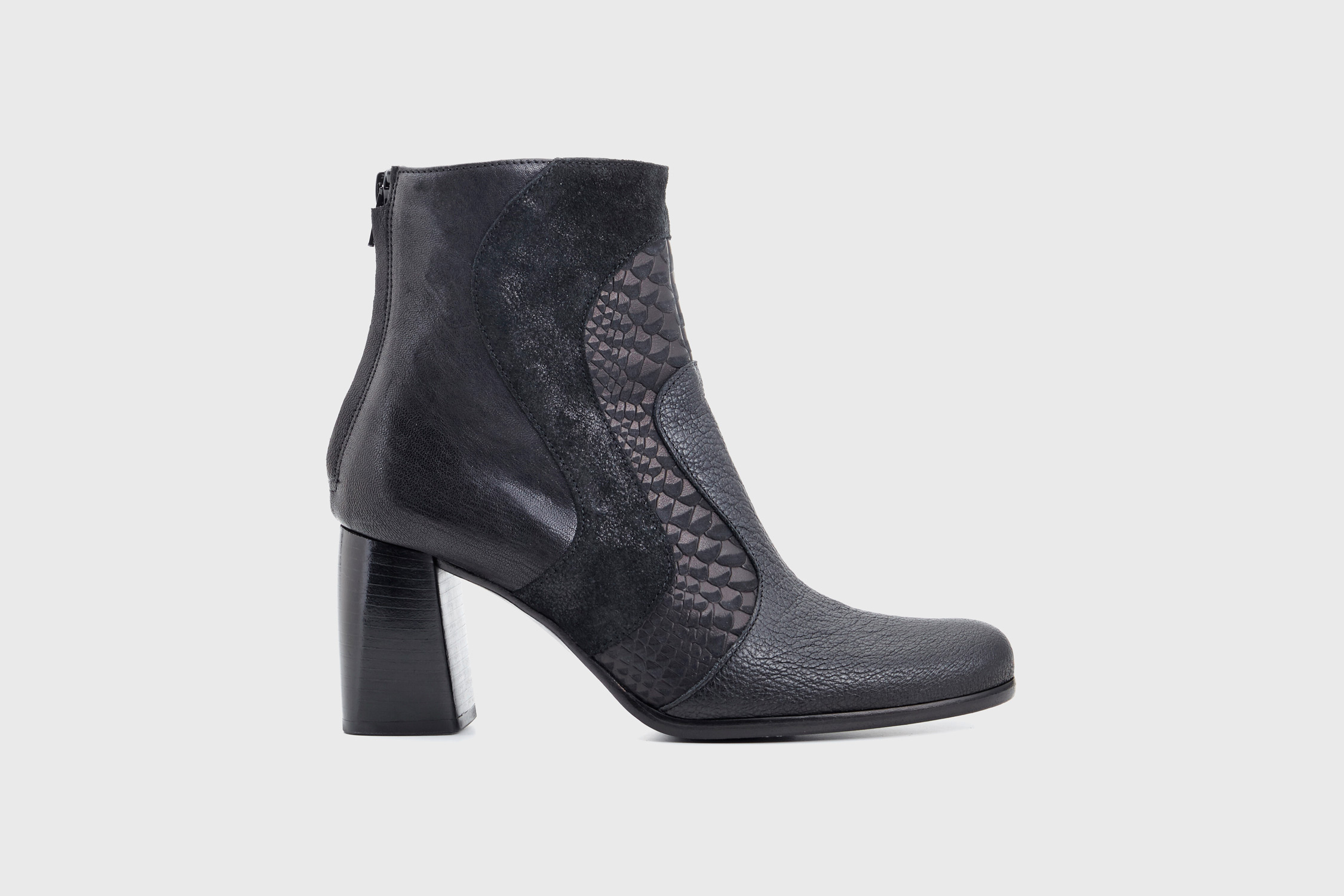 Dorotea botín de tacón alto Joy color negro fw17 perfil