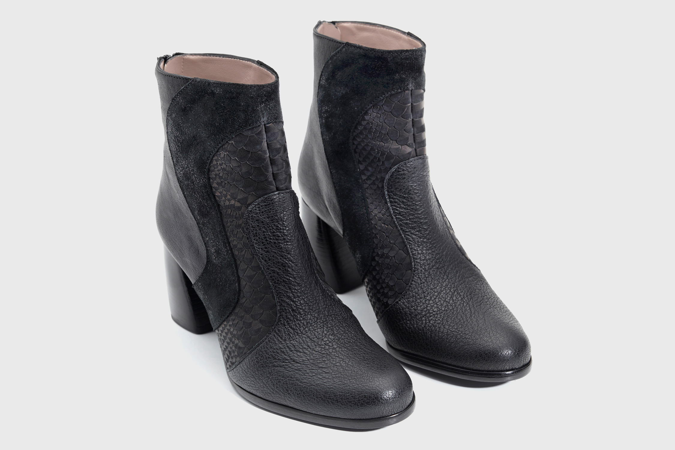 Dorotea botín de tacón alto Joy color negro fw18 par