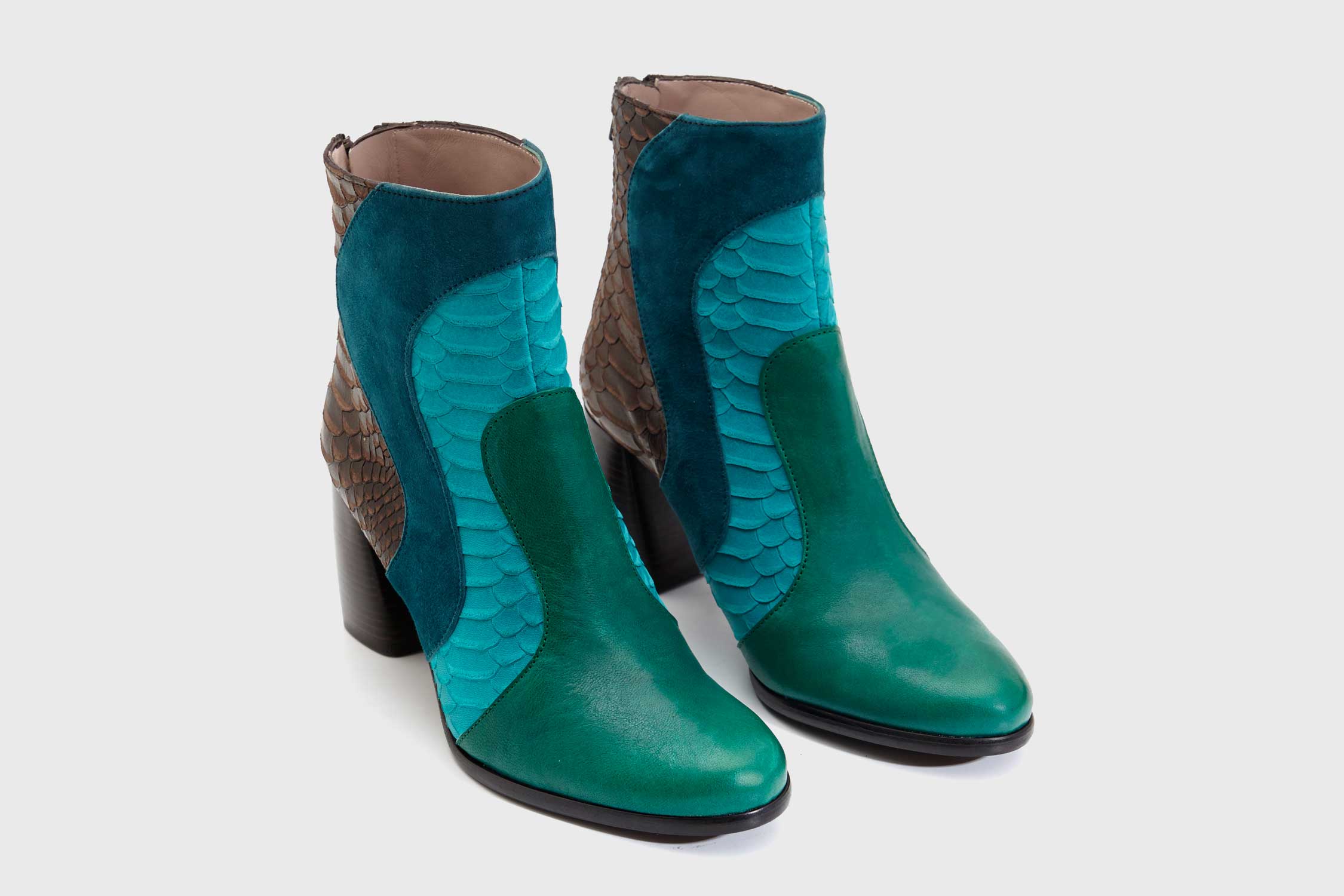 Dorotea botín de tacón alto Joy multicolor fw18 par