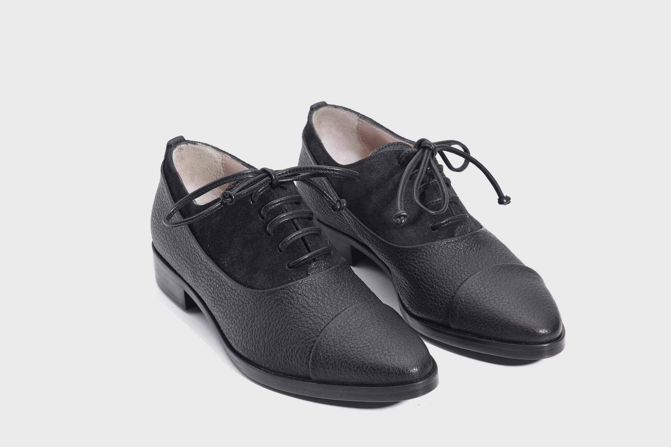 Dorotea zapato de cordones Billie negro fw17 par